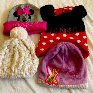 Minnie Mouse and tinkerbell beanie!!
